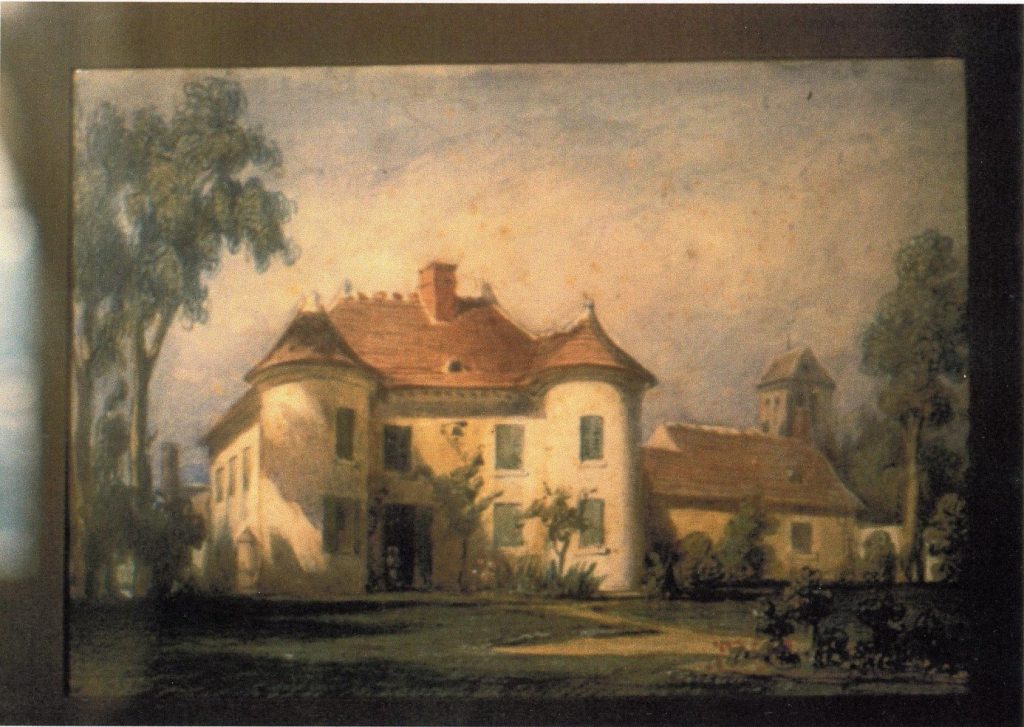 Chateau de Rémauville vers 1850